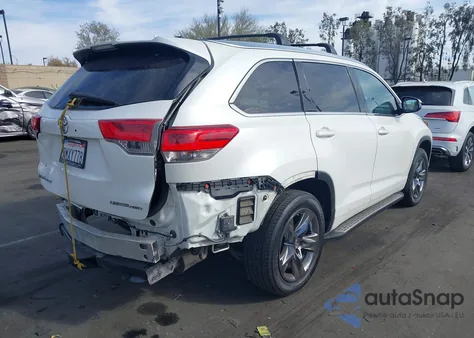 2019 Toyota Highlander Limited Platinum z USA, uszkodzony, nr VIN 5TDDZRFH2KS974930